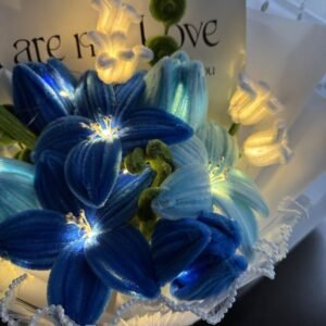 Midnight blues with fairy light